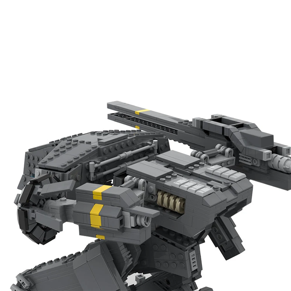 レックスメタルギアMOC組み立てブロックDIYクリエイティブおもちゃ、ブロック愛好家への素晴らしい贈り物