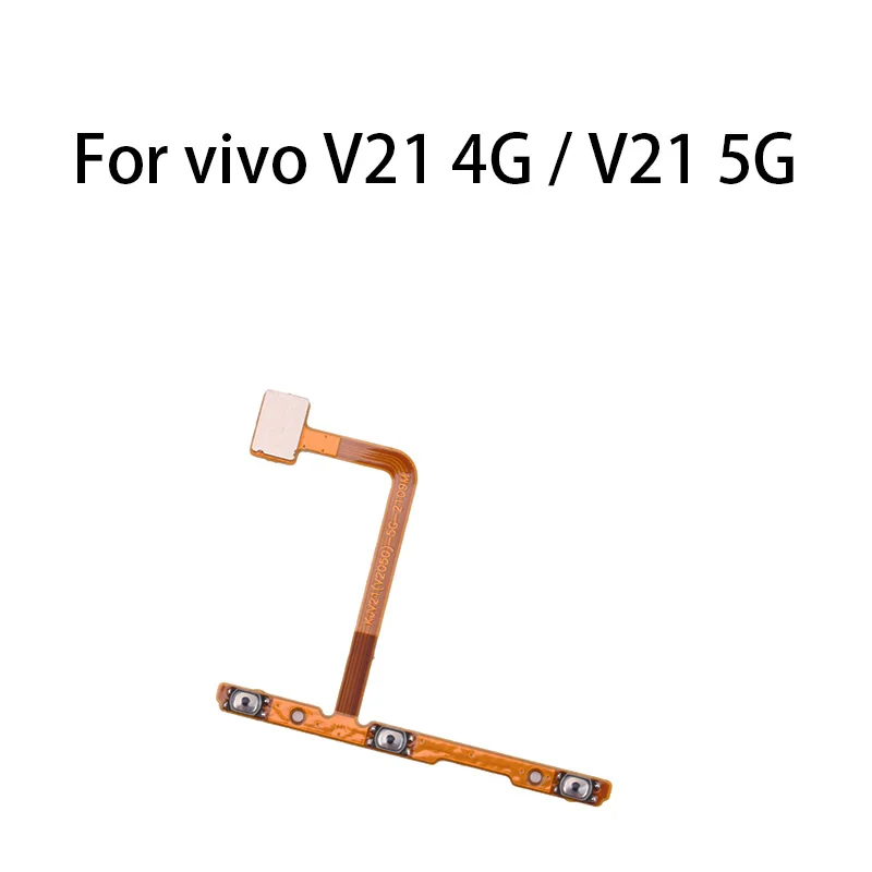 Gefensi Power On Off Volume Button Key Flex Cable Replacement For Vivo V21 4G / V21 5G
