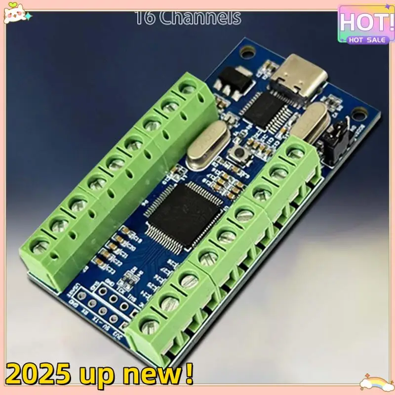 USB Interface 16 Channels 12Bit Bit AD Sampling Data Acquisition STM32 Uart Communication ADC Module Module