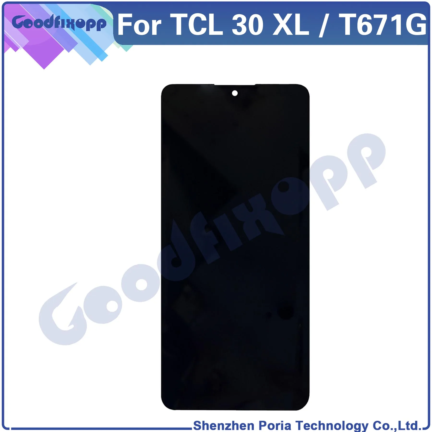 100% Test For TCL 30 XL 30XL T671G LCD Display Touch Screen Digitizer Assembly Repair Parts Replacement