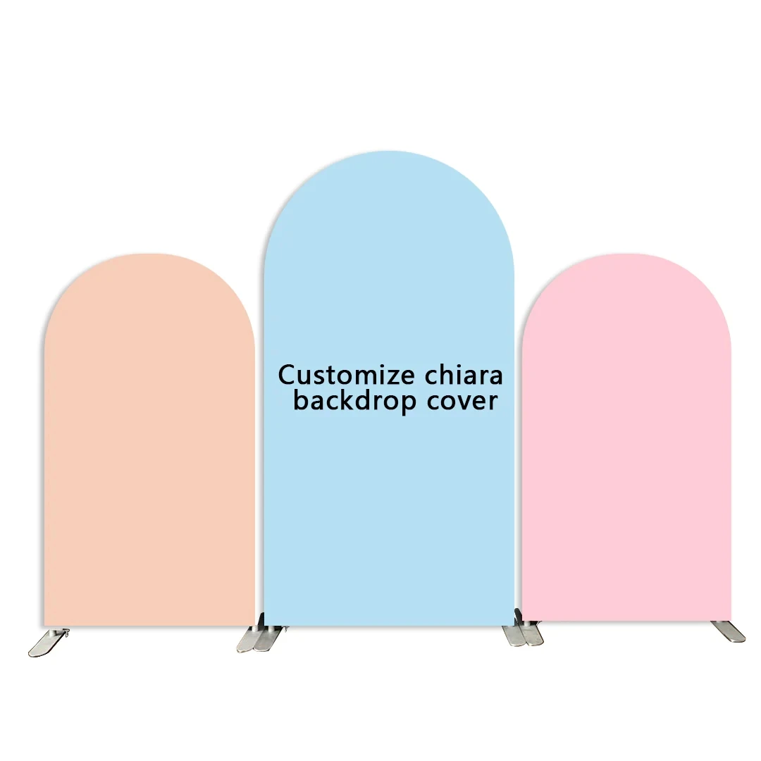 

Customized Nude Pink Arch Wall Cover Kids Birthday Party Decor Double-side Cover Balloons Arch Stand Frame Wedding Chiara Wall