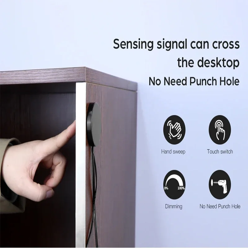 عكس الضوء 3.7 ~ 24 فولت 2.2A 12 فولت 24 فولت مصباح ليد يعتم تحكم مفتاح مستشعر عدم الاتصال اليد مسح مفتاح مستشعر اللمس