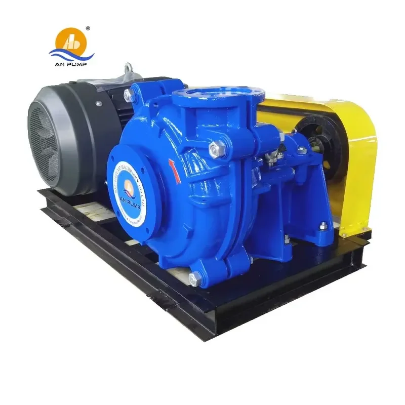 Long-Service Life Heavy Horizontal Diesel Transfer Pump Food Grade Industrial Centrifugal Slurry Pump Rubber Liner OEM
