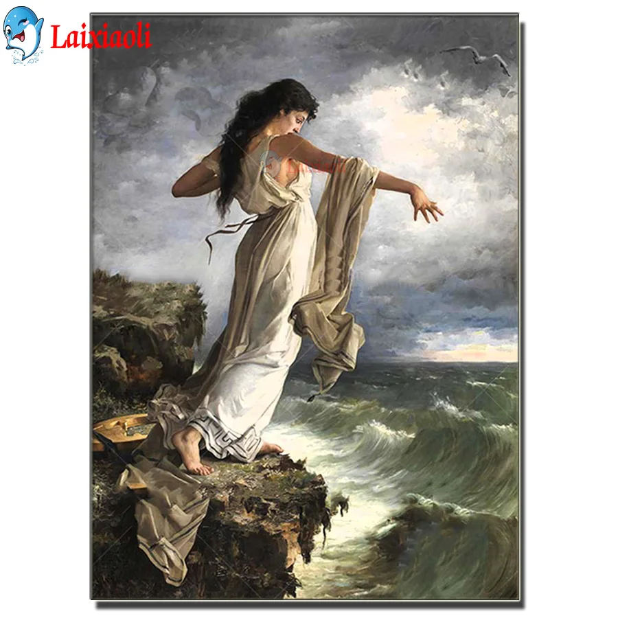 

Sappho Miquel Carbonell I Selva алмазная живопись вышивка крестиком Алмазная вышивка полная квадратная круглая дрель мозаика украшение дома