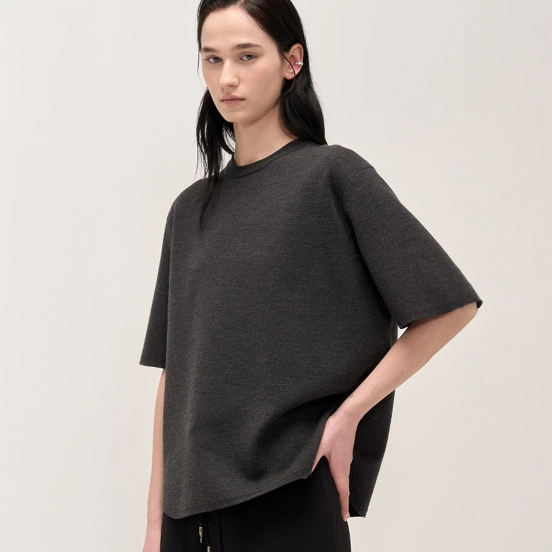 

Ele Soft Knitted Sweater round Ne Loose Fit Color Korean Sle Women's Faion Spring Autumn Winter Casual Wear