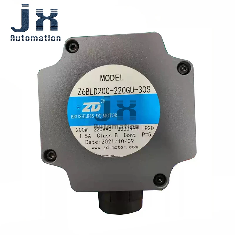 ZD 200W 24V Brushless DC Motor Z6BLD200-24GUL-30S+6GU30LC 6GU100LC L Type Gear Box with Motor Drive ZBLD.C20-400LR