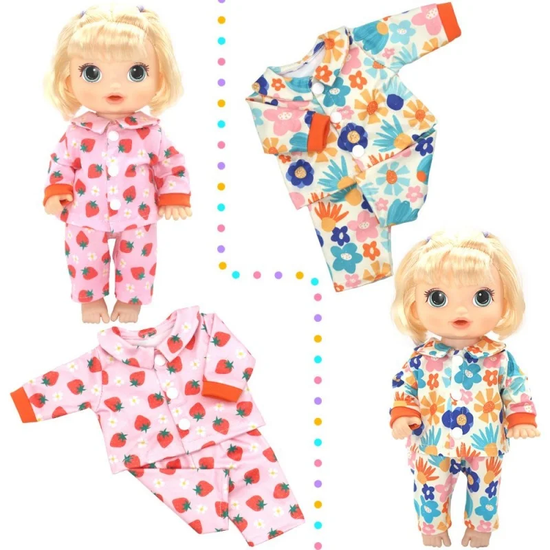 

2025 New High Quality Outfits Suitable For 12 Inches30cm Baby Alive Doll, Baby Doll Clothes Toy Gifts Holiday Gift No Doll