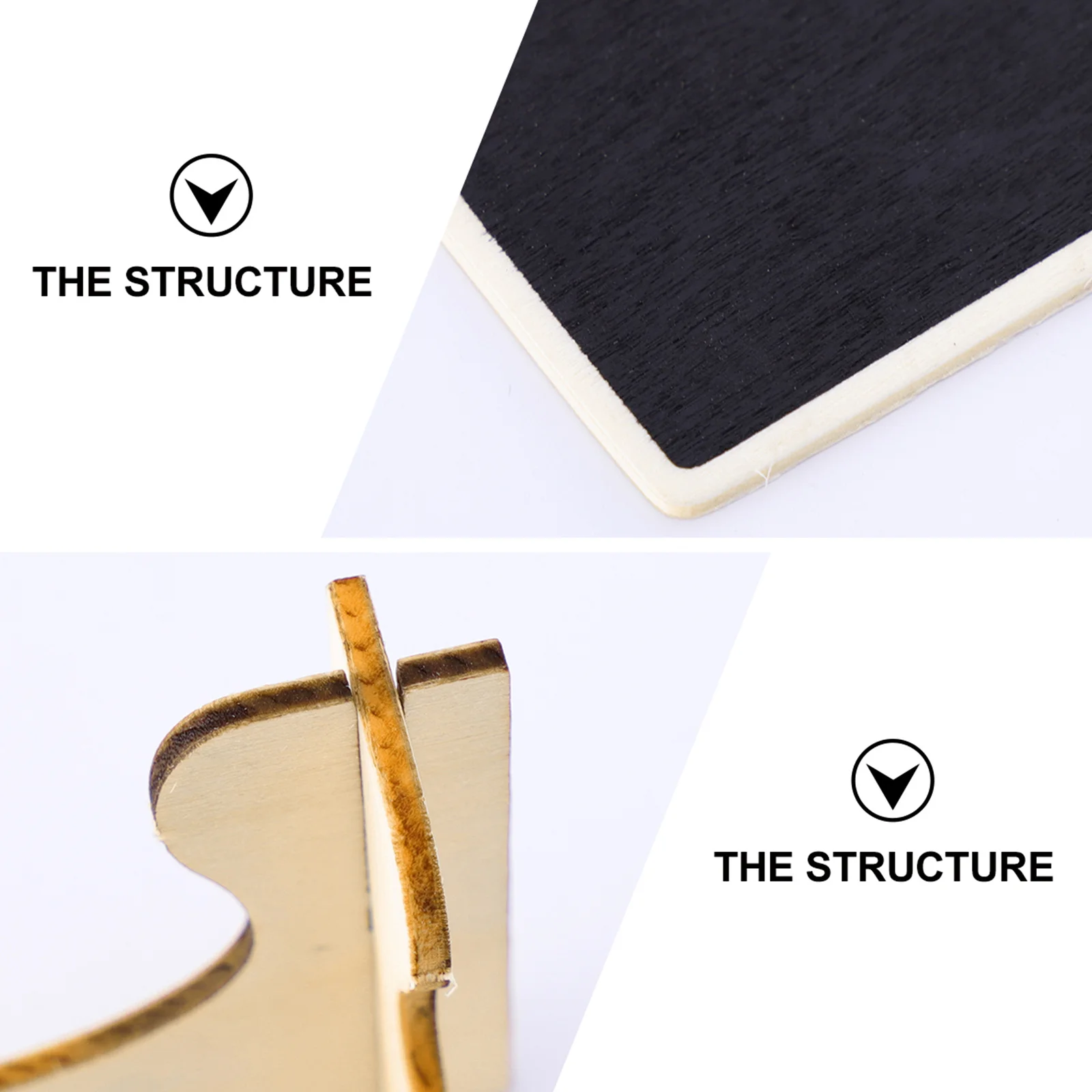 20pcs Mini Chalkboards Wooden Message Board For Home Decoration Wedding Writing Office Message Board Memo Blackboard Reusable