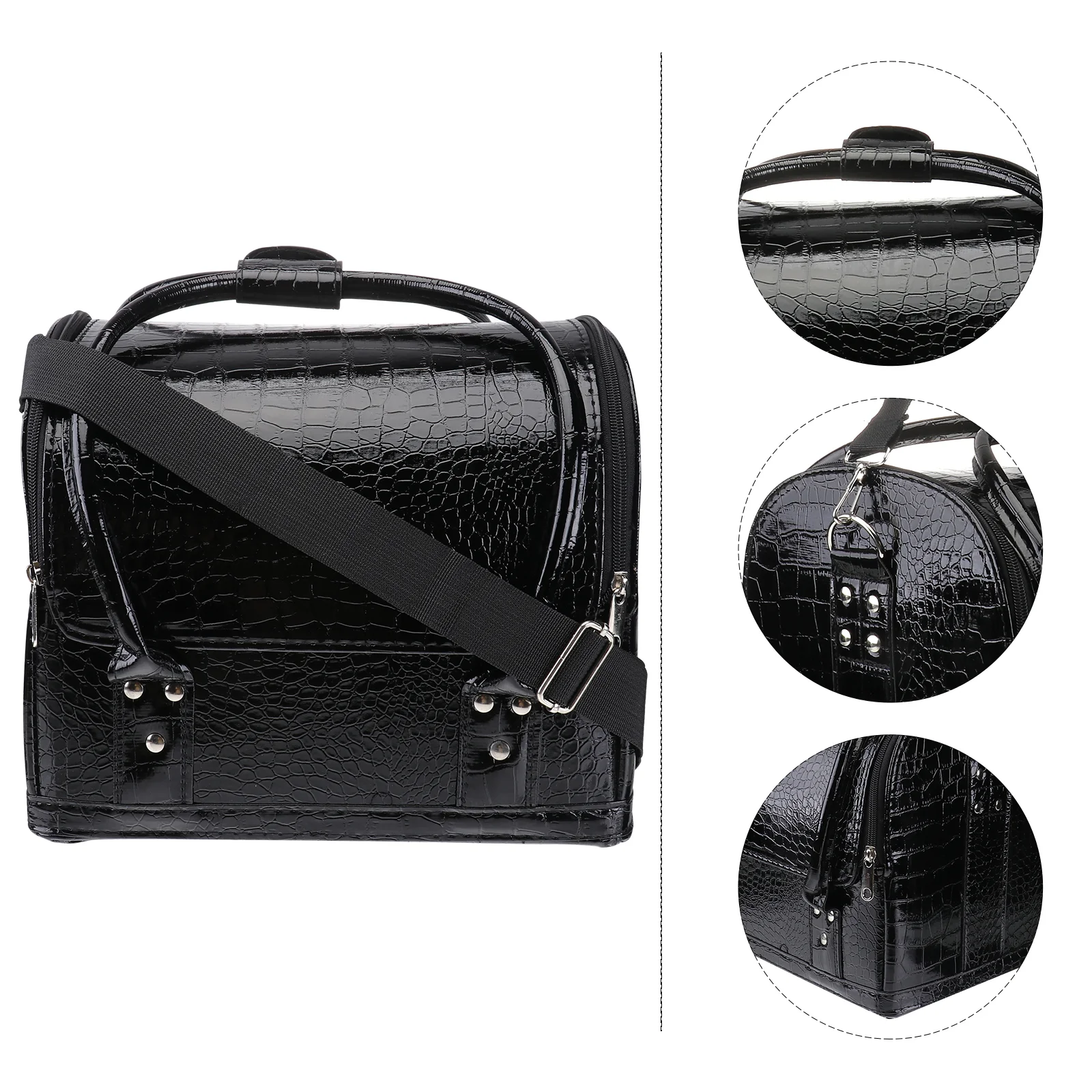 Travel Make up Bag Makeup Bags Nail Storage Case Train Toiletry for Traveling One Shoulder