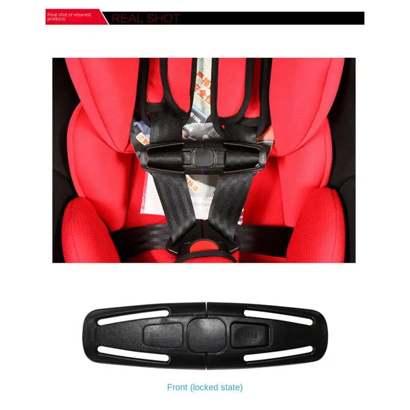 1~10PCS Baby Safety Seat Lock Seat Belt Buckle Adjuster Harness Chest Child Clip Safe Buckle Kid Durable Car Safety Seat