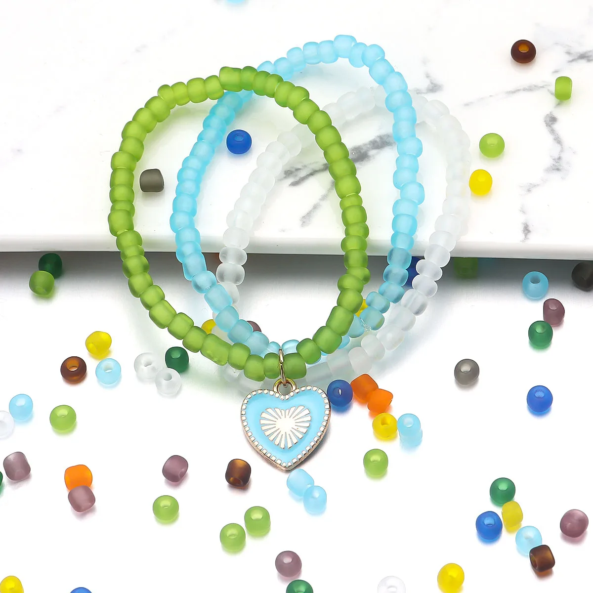20g/Lot Multiple Colors Glass Beads Matte Seed  Beads 4mm Loose Beads  For Jewelry Making DIY Necklace Bracelet Accessories