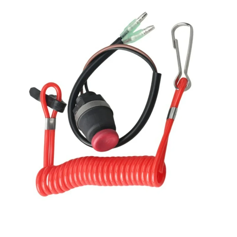 398-06830 Safety Stop Switch With Lanyard For Tohatsu Outboard Motor 398-06830-0 398068300M Boat Engine Parts
