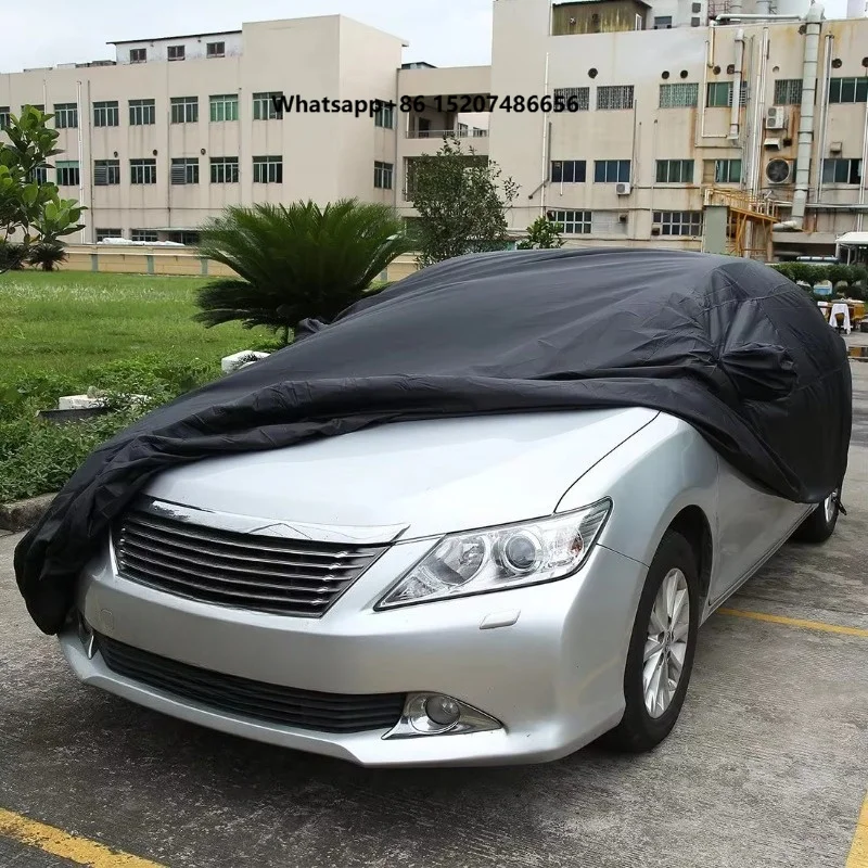 Car Cover All Weather Snow Proof UV Protection Windproof Outdoor Full Car Cover
