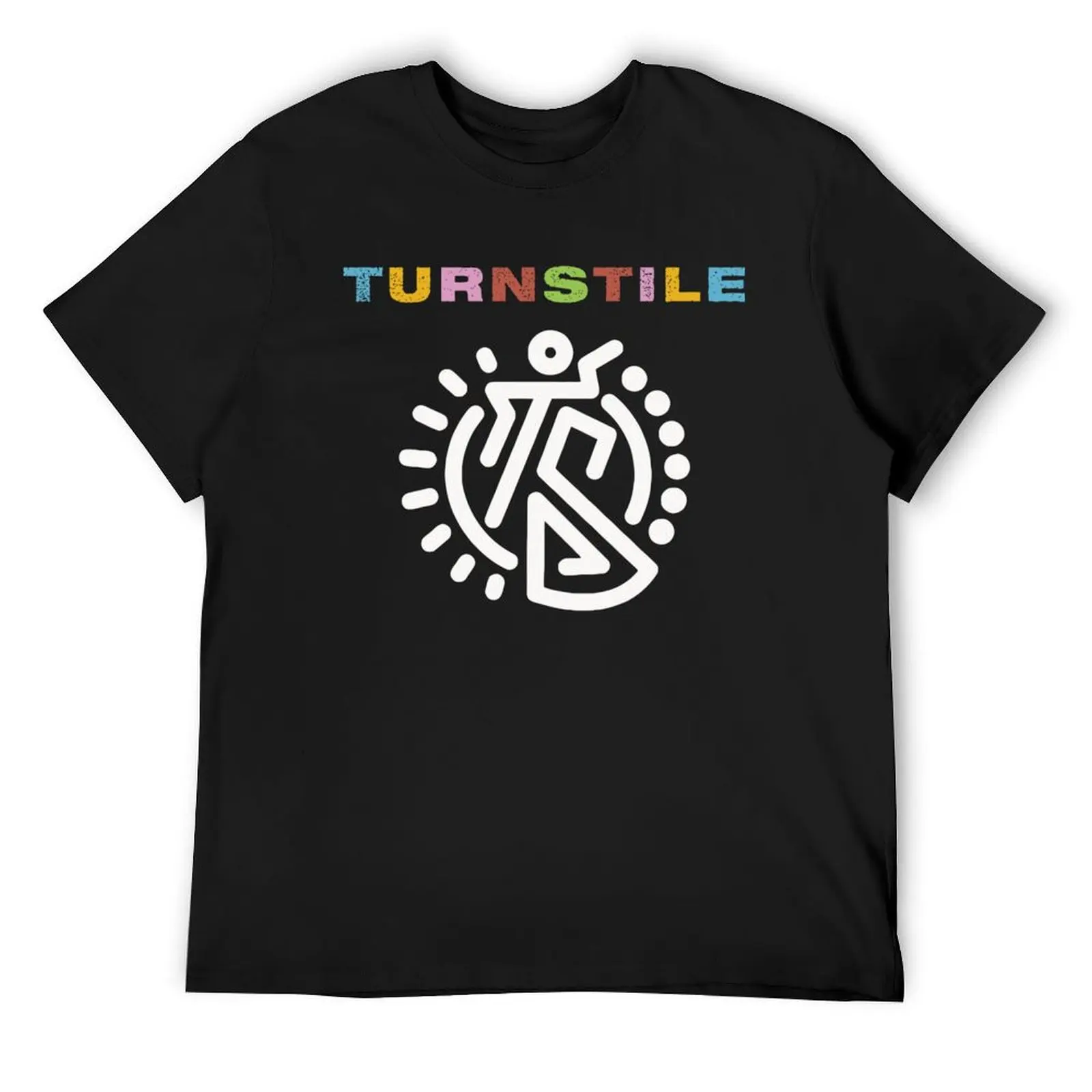 

Футболка с логотипом группы Turnstile People, футболка большого размера, рубашки с рисунком, футболки с рисунком, мужские рубашки для тренировок