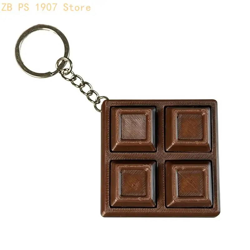 Novelty Keychain with Press Play for Desk Breaks 55KA