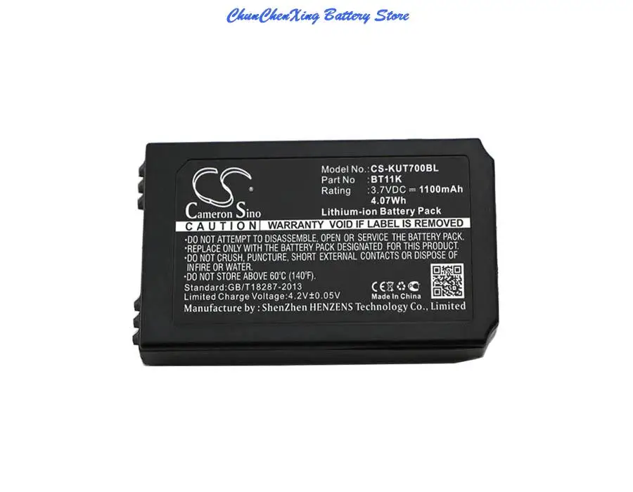 Cameron Sino 1100mAh Battery BT11K for IKUSI IK2, PUPITRE IK2, T70/2, T70/2 iKontrol, For Konecranes Mini Joystick Radio RMJ