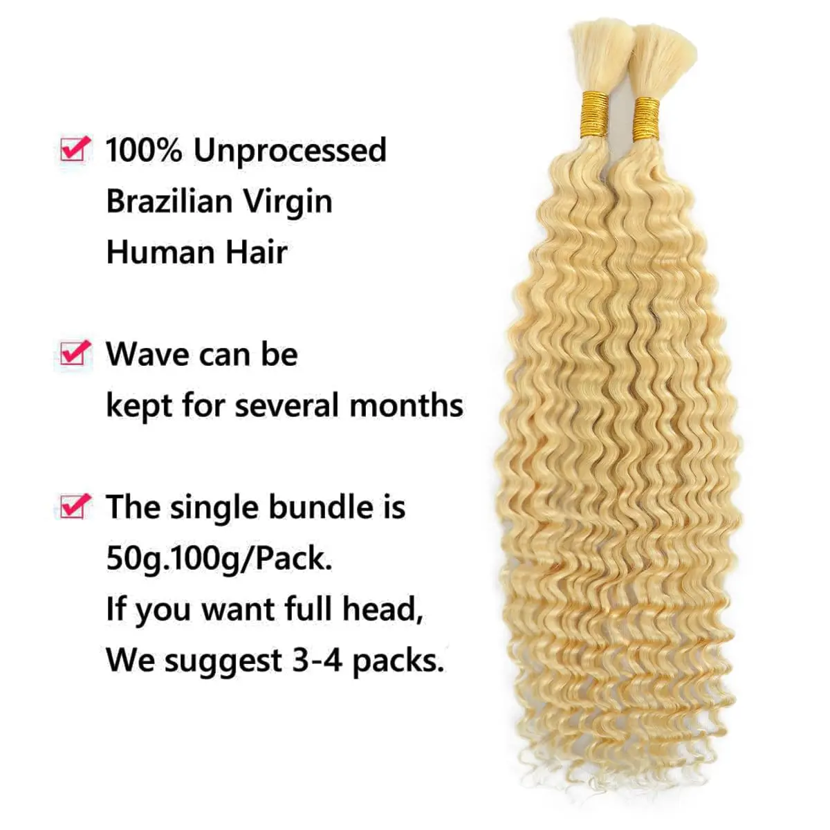 613 cabelo humano em massa onda profunda trança de cabelo humano em massa cabelo humano para trança encaracolado cabelo molhado e ondulado para trança boho