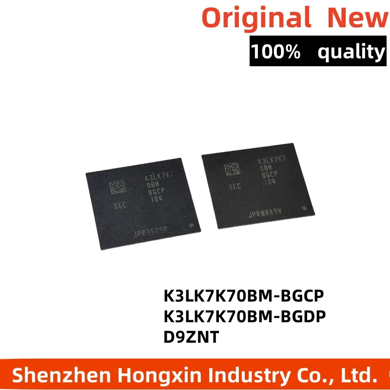 

1 шт. K3LK7K70BM-BGCP D9ZNT LPDDR5 одиночный чип оперативной памяти 8 ГБ 496 машина для тестирования и защиты шариков