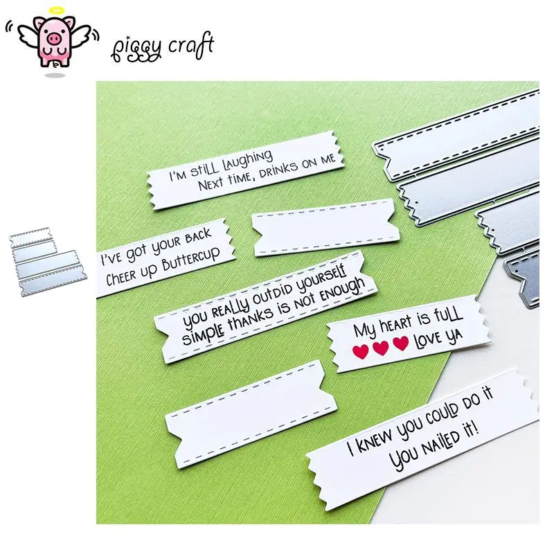 

Металлические Вырубные штампы, форма для вырезания, флаг, этикетка, украшение, скрапбукинг, бумажный нож, форма, лезвие, перфоратор, трафареты, штампы