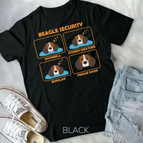 Funny Beagle T-shirt, Beagle security, A cool Beagle gift Unisex T-shirt