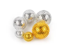 2PCS Massage Balls Trigger Point with Needles-Acupressure Active Massager Spiky Hard Massaging Tool for Physiotherapy Hand Foot
