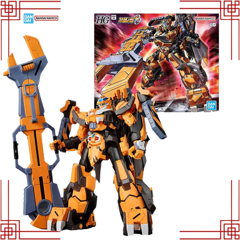 Bandai Super Robot Wars Figura OG Modello Kit Genuino HG 1/144 Gunleon Anime Action Figure Collezione Modello di Montaggio Ragazzo Giocattoli Regalo