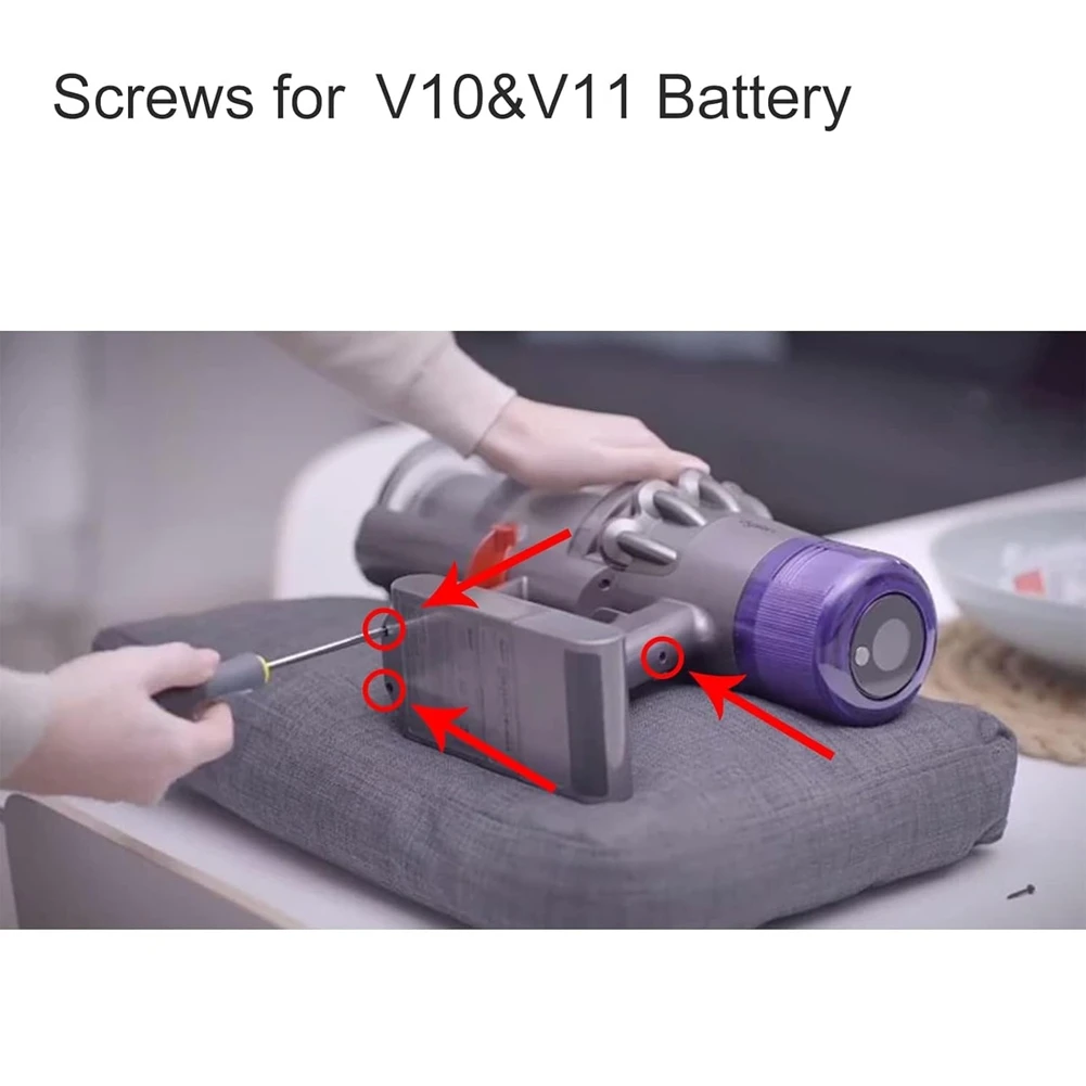 A74G-مسامير البطارية لدايسون V6 V7 V8 V10 V11 أجزاء المكنسة الكهربائية حزمة الطاقة/مسامير تركيب البطارية