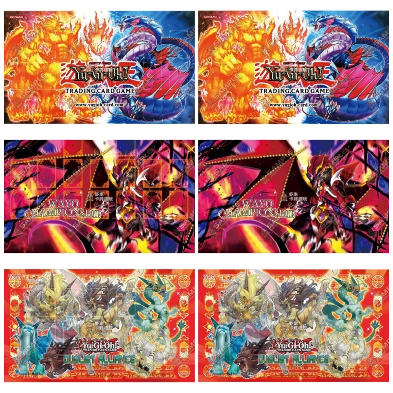 Card Pad Yu-Gi-Oh Chiwen Light of The Yang Zing Masquerade Diy Single Version Action Toy Figure Anime Game Collection Battle Mat