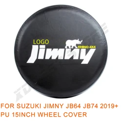 15'' Inch Car PU Leather Spare Tire Cover Case Protector Spare Wheel Bag Waterproof For Suzuki Jimny Accessories JB64 JB74