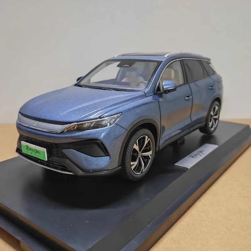 

Литая под давлением модель автомобиля SVU в масштабе 1:18 BYD Song Pro DM-I второго поколения Song L, гибридная модель автомобиля из сплава, коллекционная игрушка, подарок, сувенир