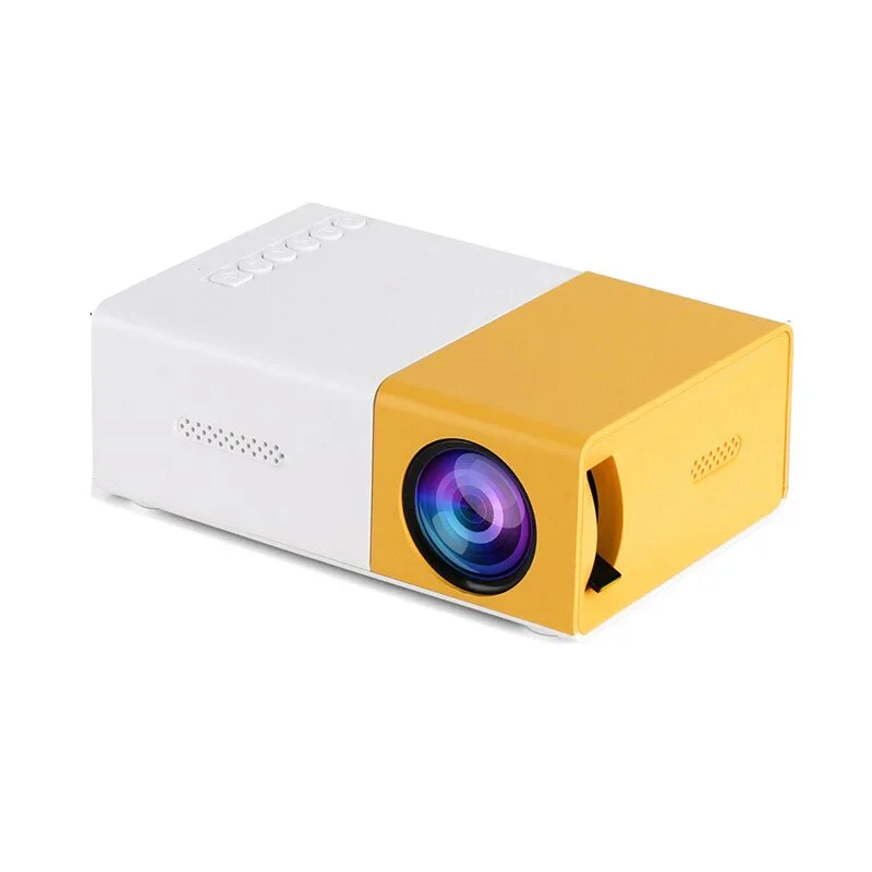 YG300 Mini Portable Projector Ultra High Definition Memory Support For HDTMI USB And SD Outdoor Movie Home Theater Projection