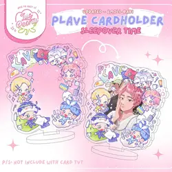Plave Sleep Time Card Display Stand Kawaii Q Version Acrylic Stand Figure Display Anime Goods Collection Desk Decor Friend Gift