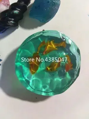 1PC Geometric Silicone Resin Casting Necklace Expoxy Mold for Making Jewelry 3D Water Ripple Cabochon Jewelry Tools