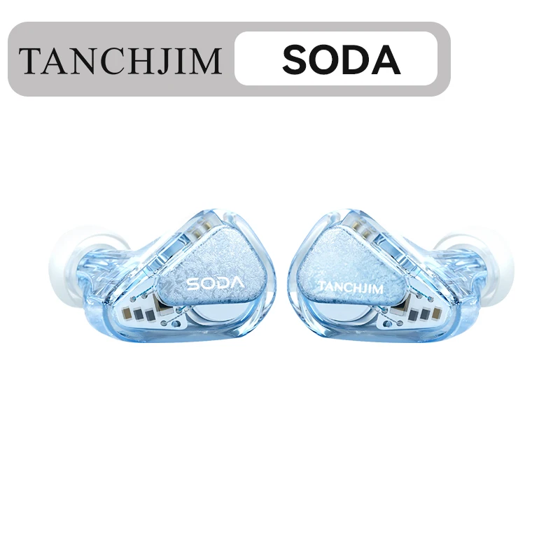 TANCHJIM SODA 1DD+4BA+2Passive In-Ear Headphone with Interchangeable Plug 3.5mm/4.4mm