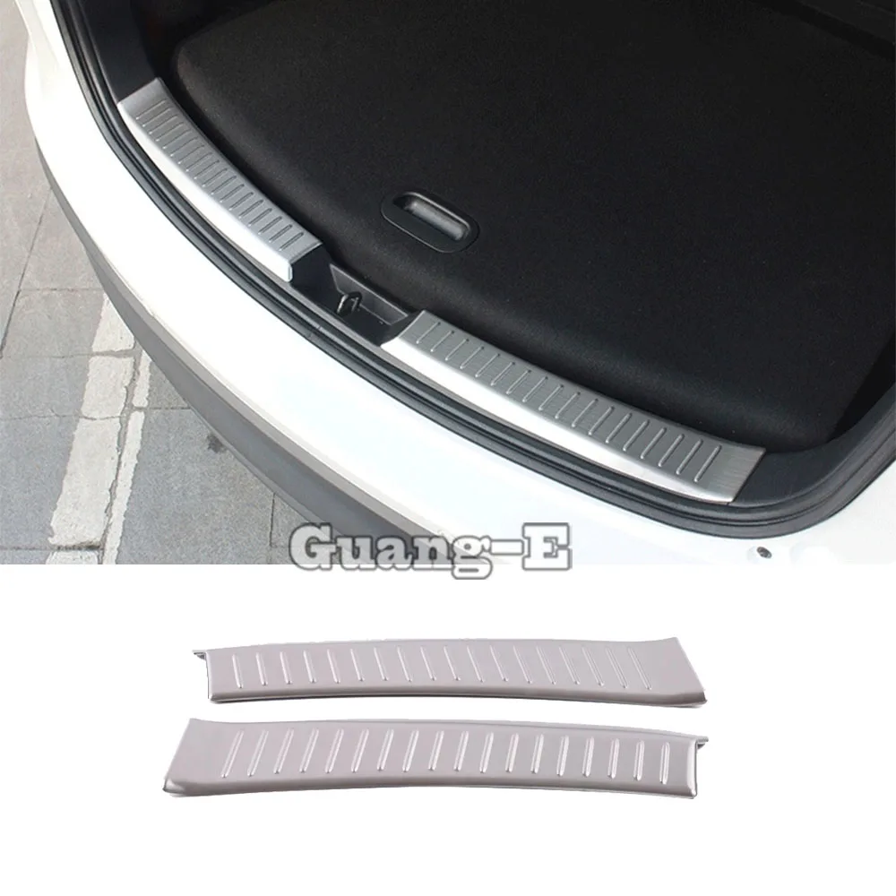 

For Mazda CX-5 Cx5 2012 2013 2014 2015 2016 Car Styling Inner Rear Bumper Trim Stainless Steel Scuff Sill Trunk Plate Pedal 2pcs