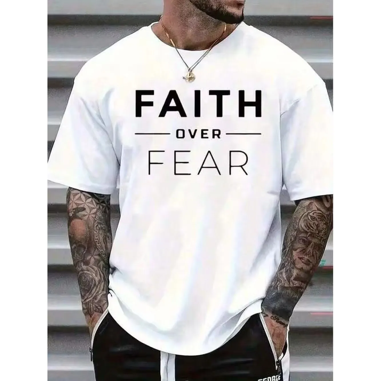 Men's Cotton Casual T-Shirt, Round Neck Short Sleeves, Suitable For Summer, Sports, Travel And Leisure Occasions, Belonging To Casual Clothing| Eye-Catching Printed Top| Durable Fabric Shirt, Men's Summer Vacation Wear, Men's T-Shirt