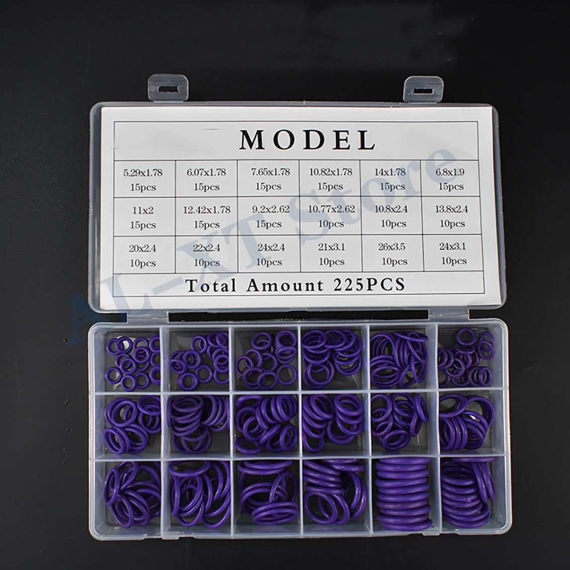 Anillo de refrigeración para aire acondicionado automotriz, anillo de goma, junta tórica de mantenimiento, aire acondicionado 134 respetuoso con el medio ambiente