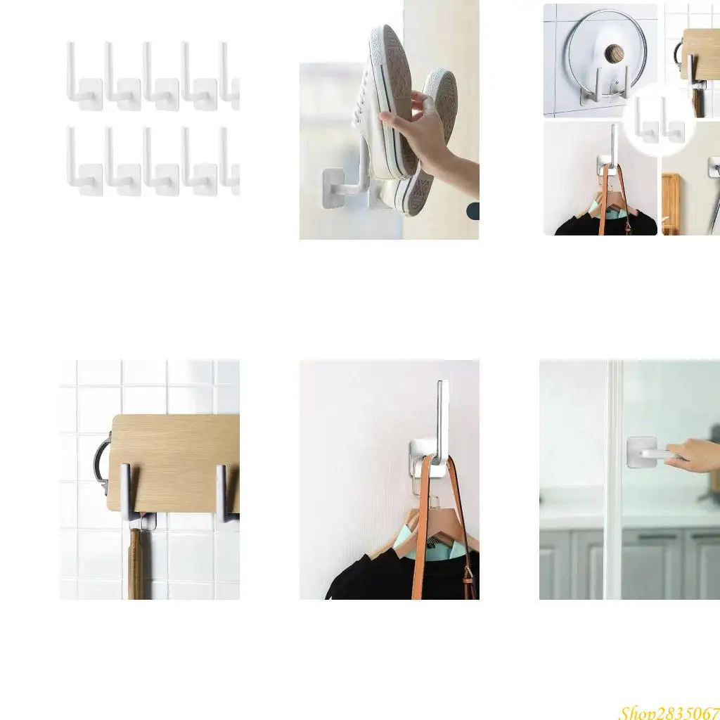 

Нет буровых шапок держатель пластиковой шляп L-образные шляпы бейсбольные шапки стойки для ванной комнаты для спальни, гостиная