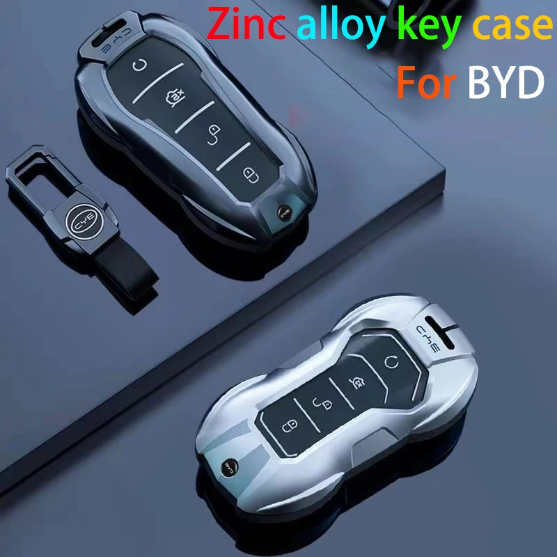 For BYD EV Han DM Song PLUS Qin PRO Seal EA1 SURUI zinc alloy key case Sports car exterior design