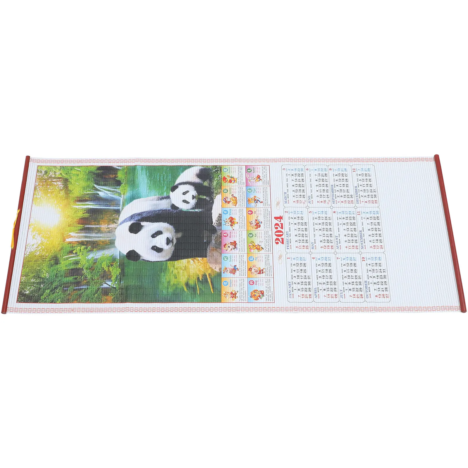 

Chinese 2024 Hanging Wall Calendar Year of Dragon Traditional Lunar Monthly Calendar Office Home Decoration Calendars 2024 Wall