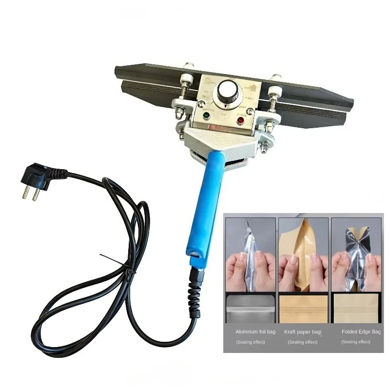 Hand Held Plastic Bags Wrap Bag Sealers Pliers For Foil Bag Kraft Paper Bag Hand Press Impulse Sealer Manual Heat Sealer Machine
