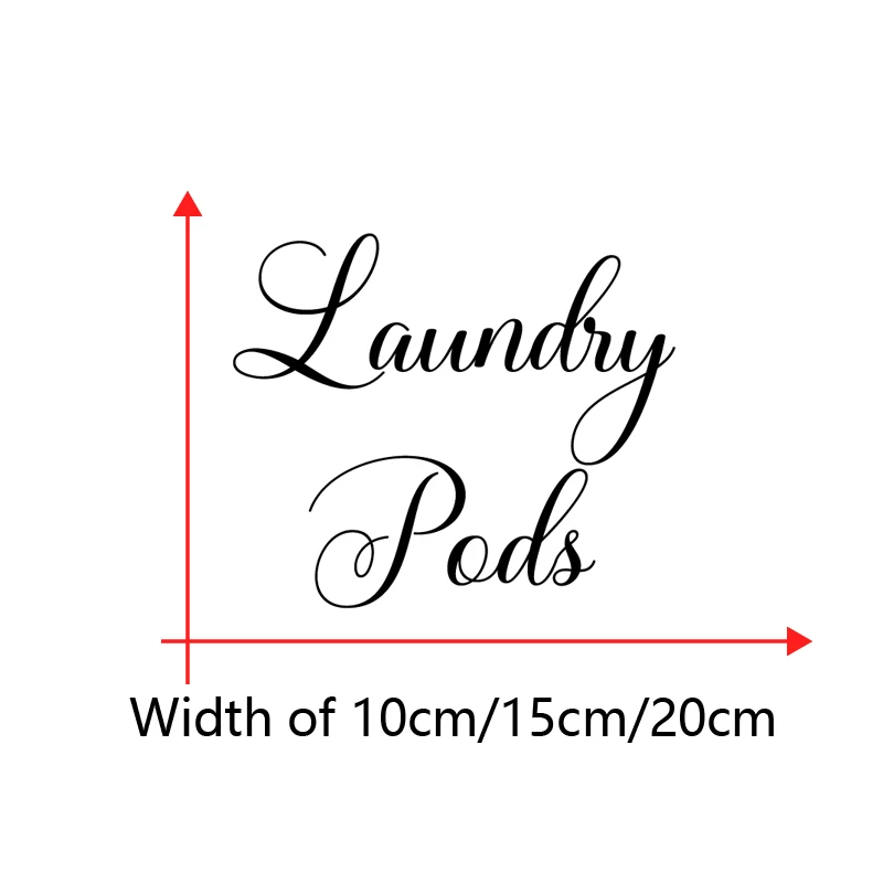 Laundry Pods Label Decal Dryer Sheets Vinyl Sticker Laundry Room Organisation Containers Labels Decoration Scent Booster Decals