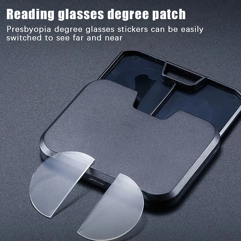 2 Pcs Liquid Silicone Bifocal Reading Glasses Lens Stick-on Presbyopic Lenses Magnification Reusable Bifocal Ultralight Lenses