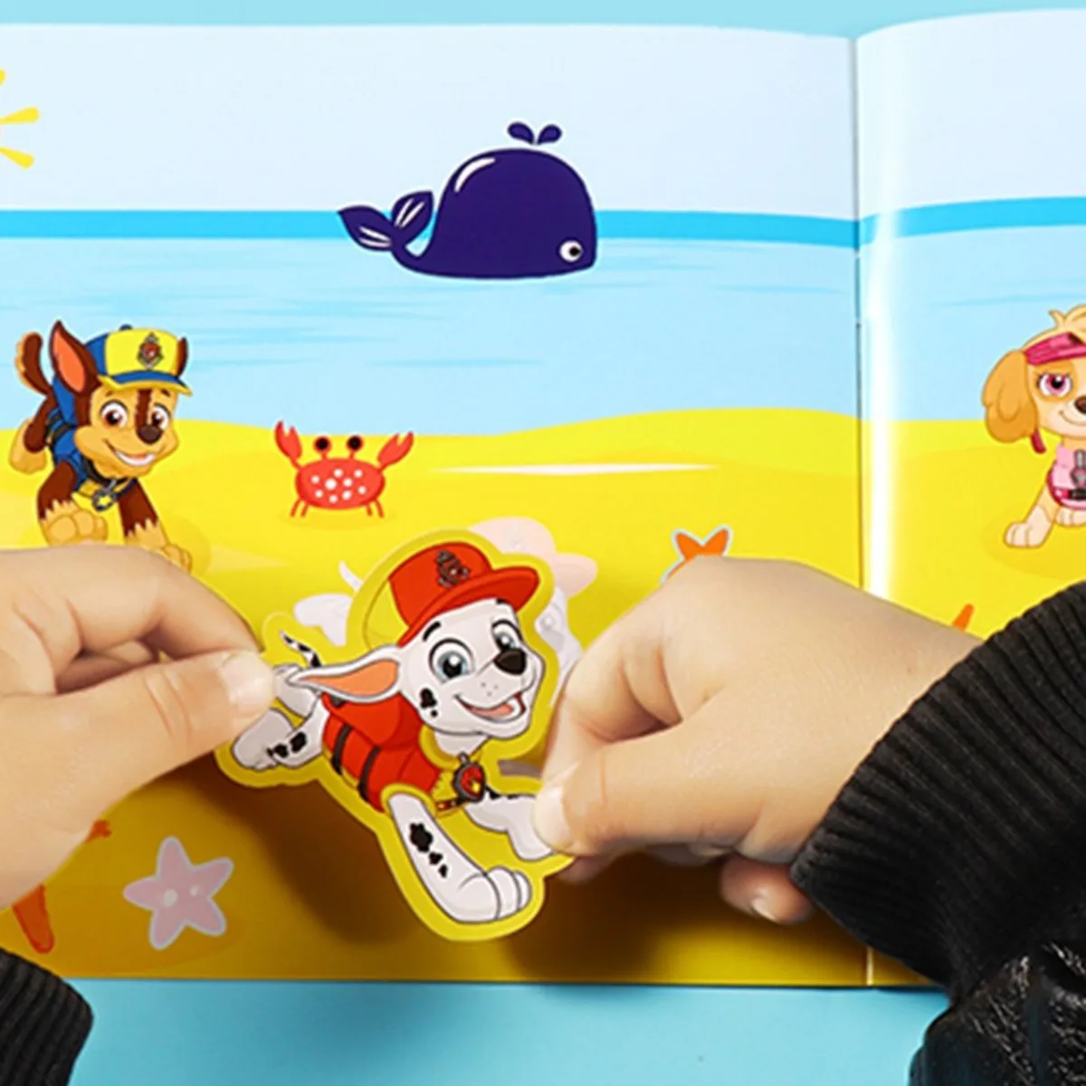كتاب أنشطة ملصق باو باترول الجديد - ملصقات كرتونية ممتعة وأنشطة تعزيز الدماغ - هدية مثالية لعيد الميلاد #6