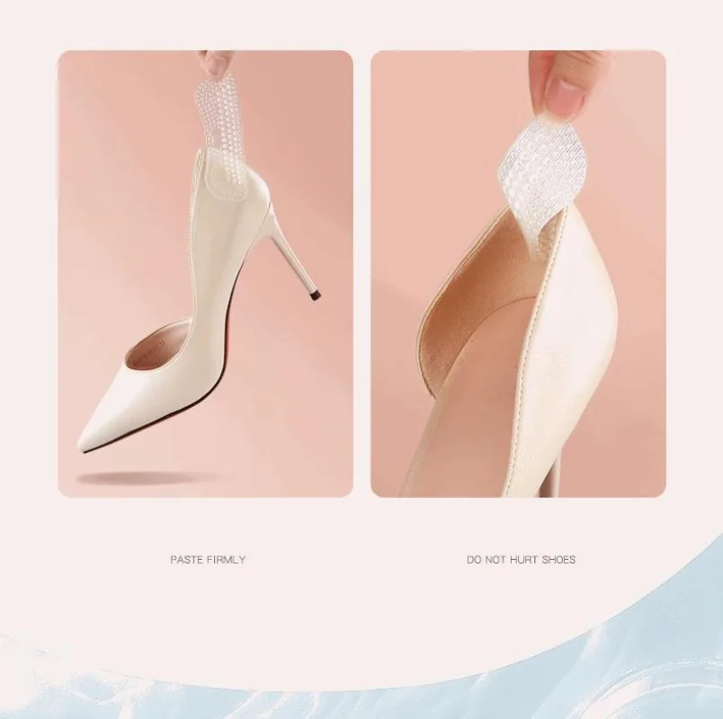 1/2/5PCS Soft Silicone Heel Stickers Heels Peotect for Women Men Anti Slip Heel Cushions Non-Slip Inserts Pads Adjustable Size