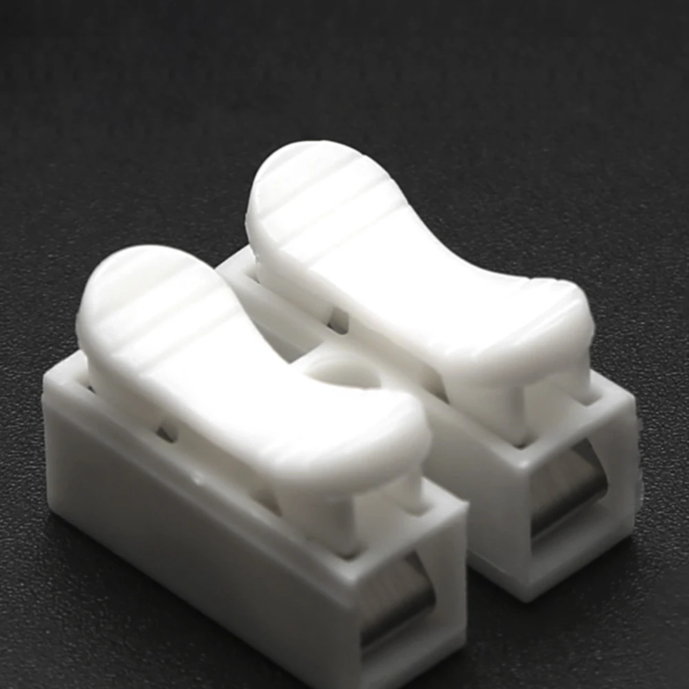 10pcs Wiring Clip 2/14 Hole Terminal Block Clamp Connector Fix Good insulation Household Kit Push-in Quick Fix