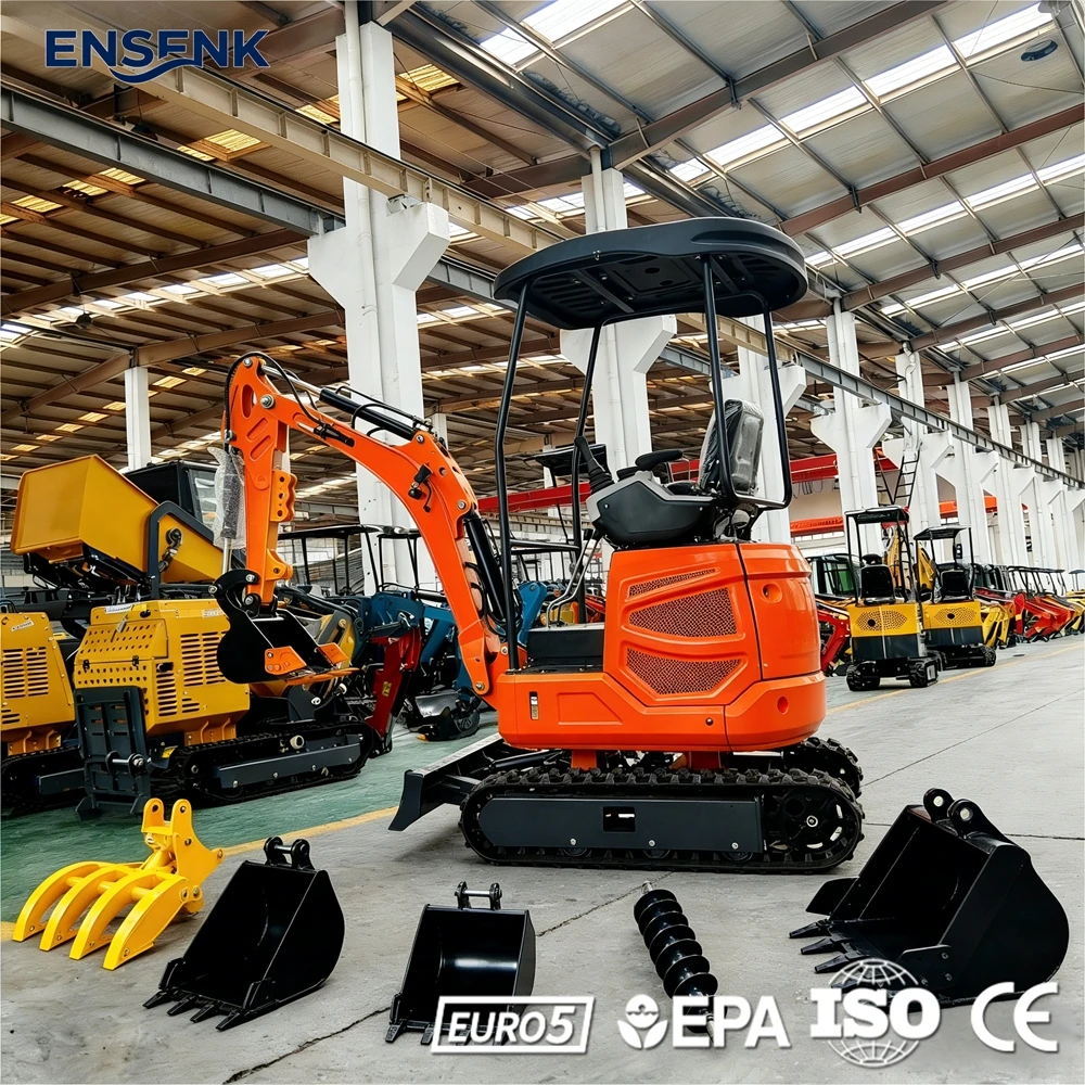 

Mini Excavator 0.8Ton 1.7Ton Construction 1.2Ton 1.5Ton Yanmar Diesel EPA Euro 5 CE Multifunctional Agricultural Excavator CE
