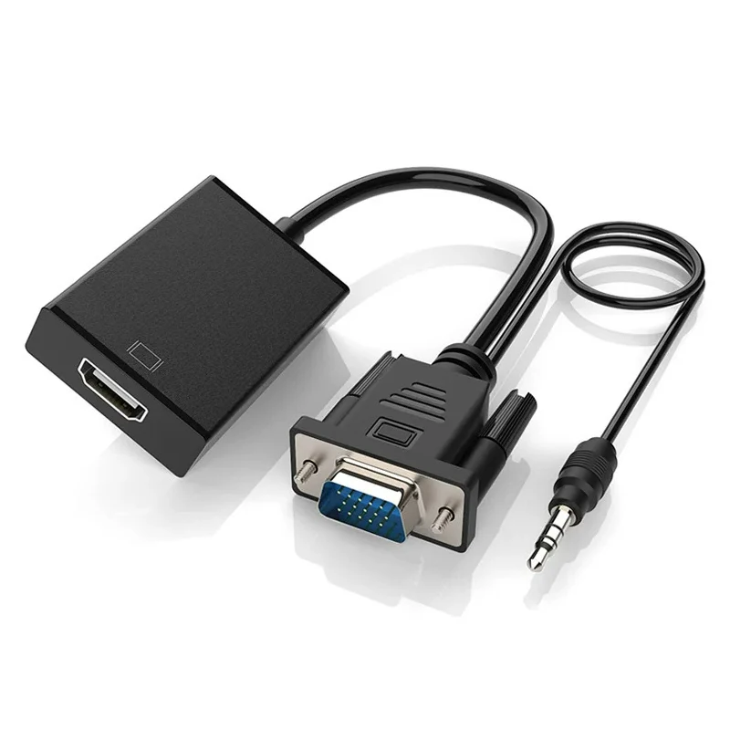 yZ[zVGA to HDMI ݊P[uA_v^[ 1080P I[fBIXvb^[[ddP[uRo[^[A_v^[ PC bvgbvvWFN^[p
