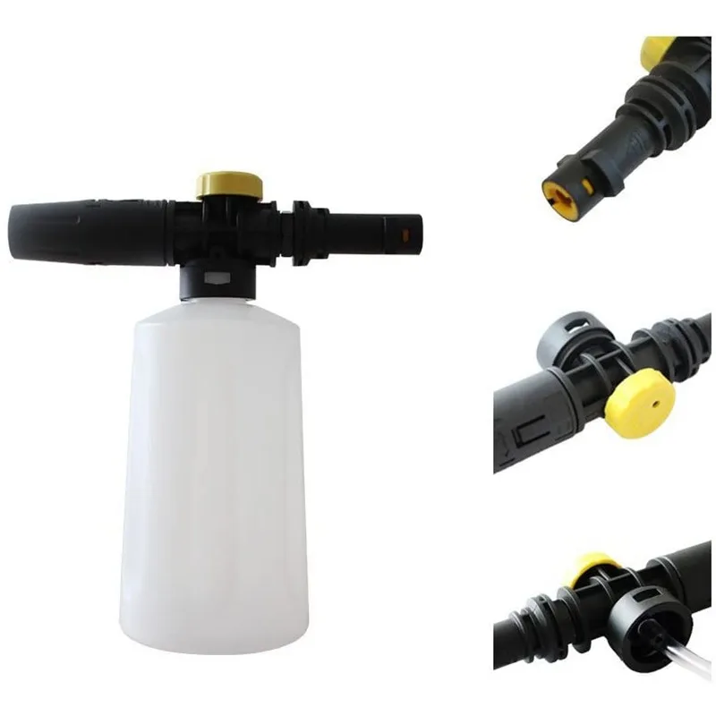 750ML Snow Foam Lance For Karcher K2 K3 K4 K5 K6 K7 Car Pressure Washers Soap Foam Generator With Adjustable Sprayer Nozzle