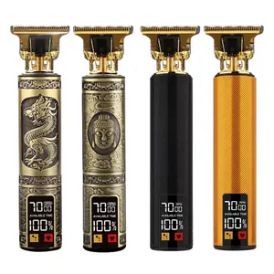 خمر T9 بالجملة ماكينة قص الشعر المهنية آلة تشذيب اللحية الكهربائية T9 آلة قص الشعر آلة قص الشعر كليبرز أفضل 10 مبيعات لآلات التشطيب - رقم 3